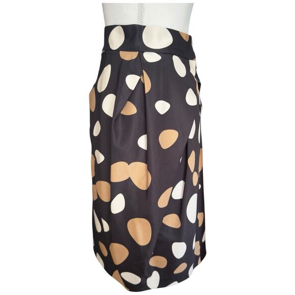 Gianfranco Ferre Cotton Silk Blend Polka Dot Mini Skirt Size 42 US 4 - Picture 5 of 13